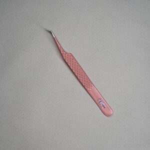 Fine point fibre grip tweezers
